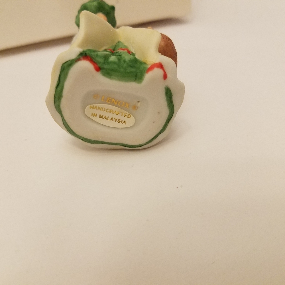 Vintage Lenox 2 Miniature Santa Mrs Claus Fine Porcelain Collection Figurines - Picture 12 of 16